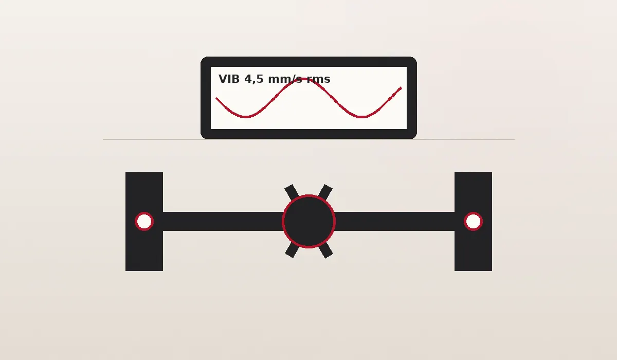 Monitoreo de vibración de equipos rotativos